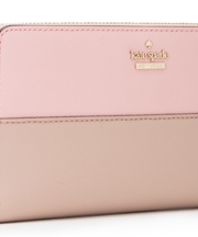 kate spadeのピンクの長財布の画像