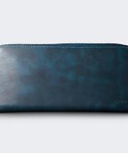 アニアリのブルー長財布の画像