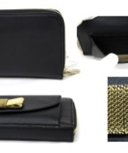 クロエ黒長財布の画像