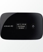 黒色のWi-Fiルーターの画像