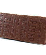 茶色いTommy hilfigerの長財布の画像