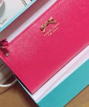 ピンクのサマンサタバサの長財布の画像