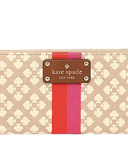 ケイトスペード ベージュの長財布 の画像