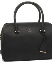 ケイトスペードの青い手提げかばんの画像