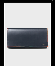Paul Smith(ポール・スミス)紺色の長財布の画像