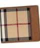 バーバリー 茶色 二つ折り 財布の画像