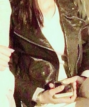 皮ジャンの画像