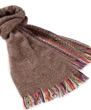 マフラー 茶色とカラフルの画像