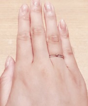 ゴールドの指輪の画像