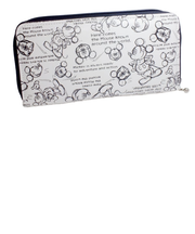 白のミッキーの財布の画像