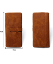 茶色の長財布 の画像