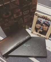 ポールスミス 茶色の長財布の画像