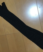 黒い長手袋の画像