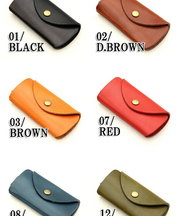 青いキーケースの画像