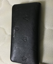 ポールスミスの黒の長財布の画像