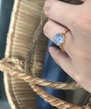 指輪 リング 石付きの画像