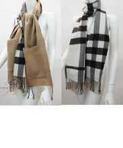 バーバリー マフラー ポケット付きの画像