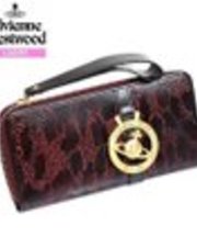 ヴィヴィアンウエストウッドの長財布(ワインンレッド)の画像