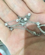 大宮駅 女性物 ダイヤ⁇のネックレス 水玉型の画像