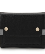 黒いindexの三つ折り財布の画像