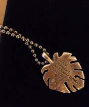 DEEN20周年ハワイツアー参加記念のシルバーのペンダントの画像