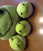 カエルのぬいぐるみ（クラブカバー）の画像