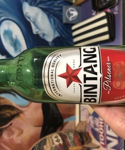 トミーフィルフィガーの長財布(白と紺のストライプ)の画像