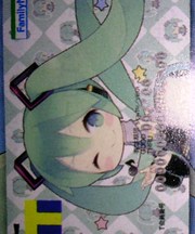 ファミマTカード(初音ミクデザイン)の画像