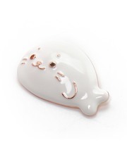 しろたんのブローチの画像