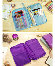 黒文具収納バッグの画像