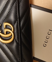 GUCCI黒長財布の画像