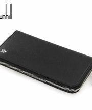 黒い革製の長財布の画像