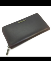 ドクターマーチン焦げ茶色の長財布の画像