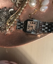 カルティエのサントス　ピンクシェルの画像