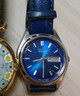 レディース 腕時計 青の画像