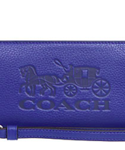 青い長財布の画像