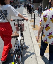 YAMAHA 電動自転車　白の画像