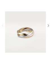 結婚指輪　Cartier トリニティリングの画像