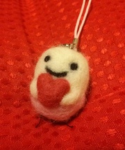 たまごクラブのたまごちゃん手作りマスコットの画像