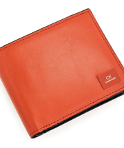 2つ折り財布 Calvin Klein オレンジ色の画像