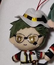 ツイステッドワンダーランドのトレイ・クローバーのぬいぐるみの画像