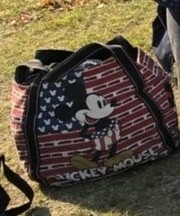 ミッキーの手提げカバンの画像