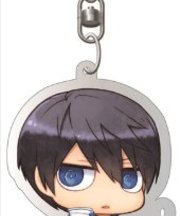 イルカに乗ったキャラクターのプレートの画像