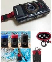 OLYMPUS tough(デジカメ) 黒色の画像