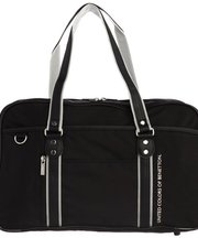 黒いベネトンのスクールバッグの画像