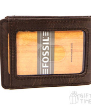 茶色の定期入れの画像