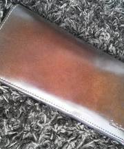 長財布 ダークブラウン ポールスミス製 コードバンの画像