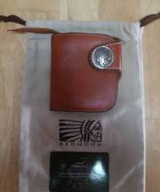 パイロットリバー 赤茶 革財布の画像