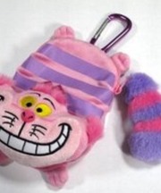 デジカメ…ピンクのチャシャネコの縫いぐるみケース入りの画像