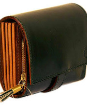 Felisi製 財布 深緑色 革製の画像